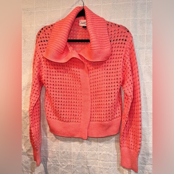 Universal Thread Coral Open-Knit Cardigan - Picture 4 of 5